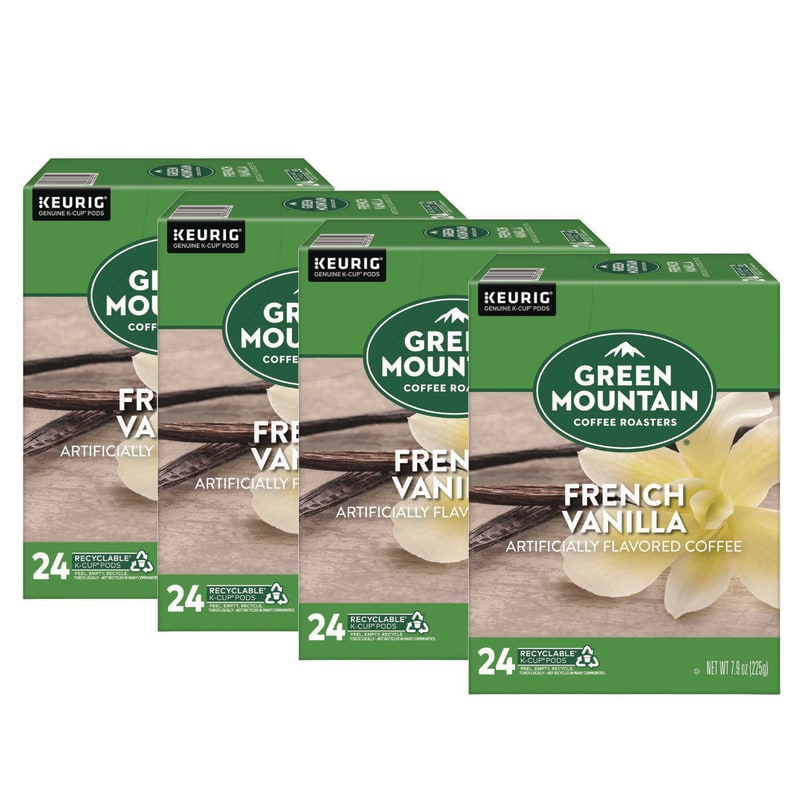 Green Mountain Coffee GMT6732CT French Vanilla Coffee K-Cup Pods, 96/carton