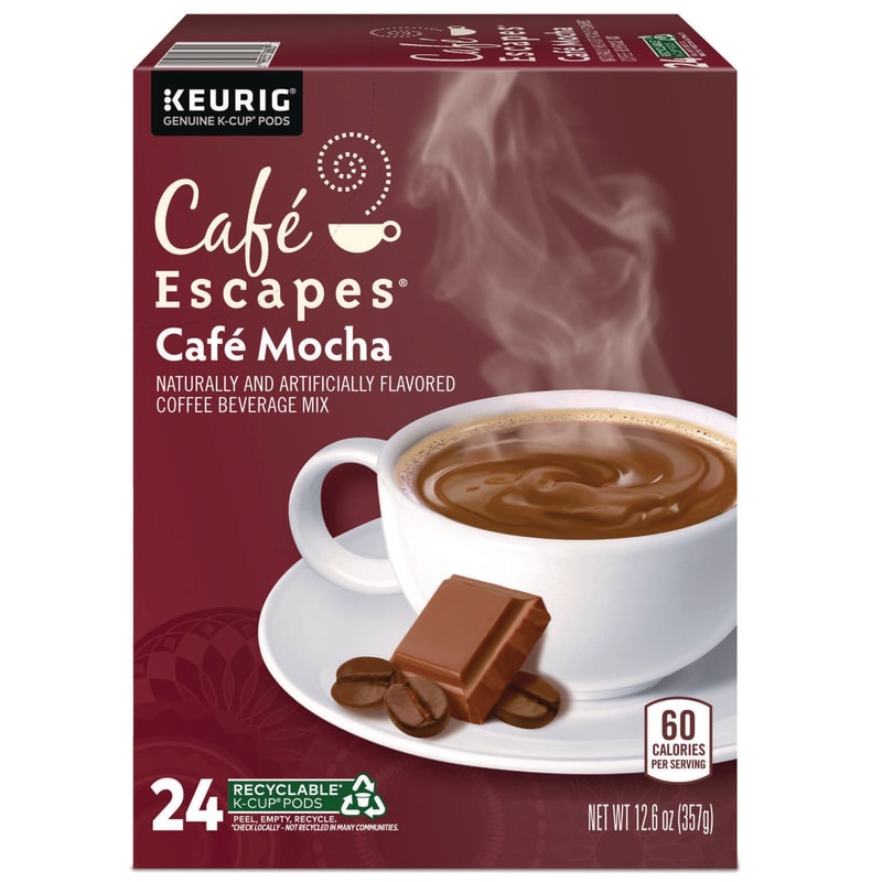 Cafe Escapes GMT6803 Cafe Escapes Mocha K-Cups, 24/box
