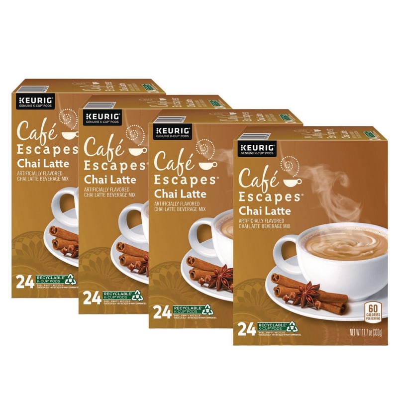 Cafe Escapes GMT6805CT Chai Latte K-Cups, 96/Carton