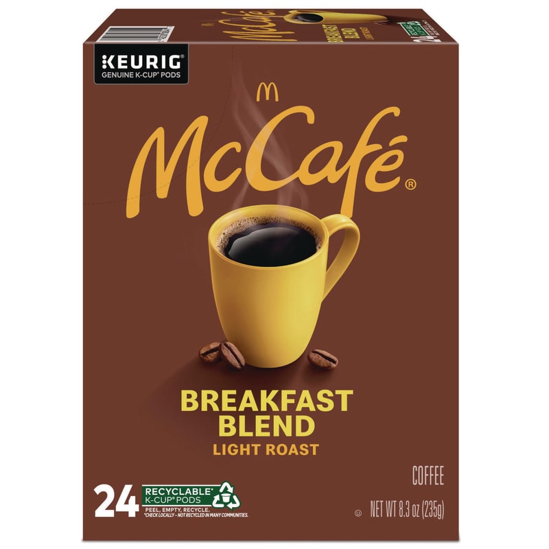 McCafe GMT7468 Breakfast Blend K-Cup, 24/bx