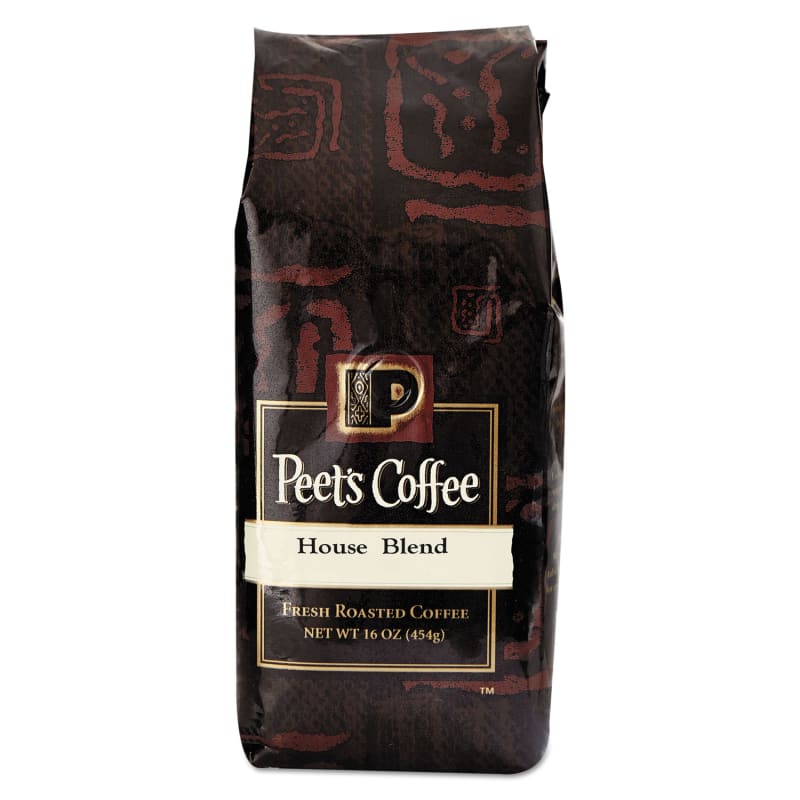 Peet's Coffee & Tea PEE501619 Bulk Coffee, House Blend, Ground, 1 Lb Bag