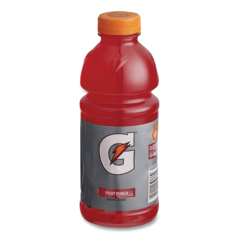 Gatorade QKR28667 G-Series Perform 02 Thirst Quencher Fruit Punch, 20 Oz Bottle, 24/carton