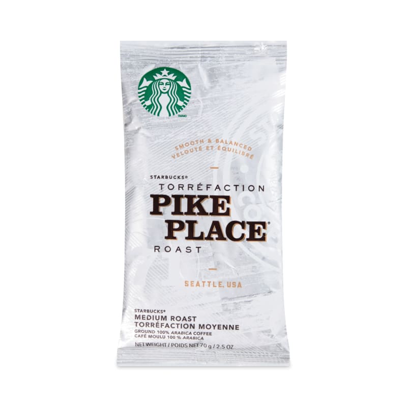 Starbucks SBK11018197CT Coffee, Pike Place, 2.7 oz Packet, 72/Carton