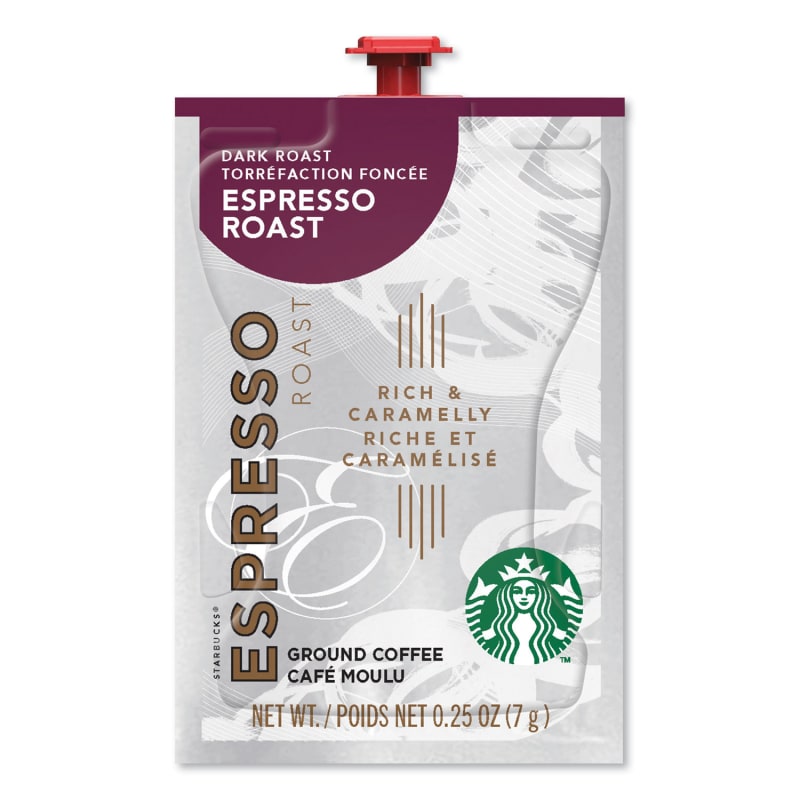 Starbucks SBKMDR00218 FLAVIA Coffee Freshpacks, Espresso Dark Roast, 72/Carton