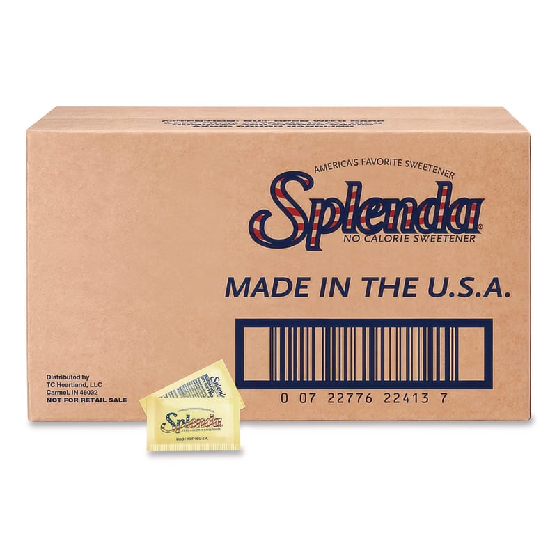 Splenda SNHMCN224137 No Calorie Sweetener, 0.04 oz Packet, 400/Box, 5 Boxes/Carton