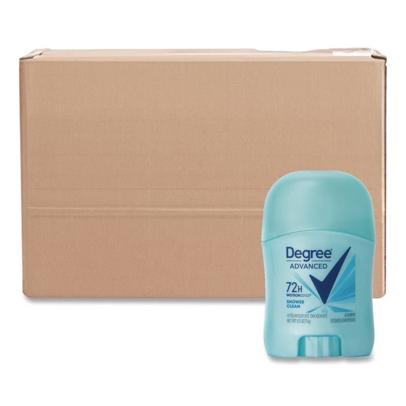 Degree DVOCB564300 Women Invisible Solid Anti-Perspirant/deodorant, Shower Clean, 0.5 Oz, 36/carton
