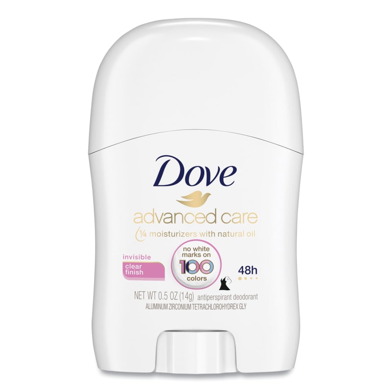 Dove UNI66801CT Invisible Solid Antiperspirant Deodorant, Floral Scent, 0.5 Oz, 36/carton