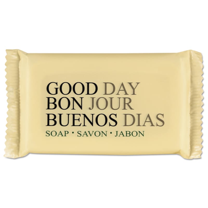 Good Day GTP390150A Amenity Bar Soap, Pleasant Scent, # 1 1/2, 500/Carton