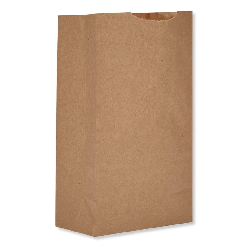 Ross & Wallace Paper Products BAGGX2500 Grocery Paper Bags, 2# Size, X-Heavy-Duty, 50# Basis Weight, 4.13" x 2.63" x 7.88", Kraft, 250 Bags/Pack, 2 Packs/Bundle