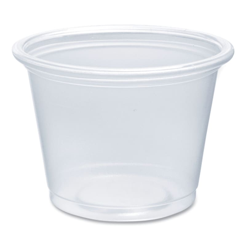 Dart DCC100PC Conex Complements Portion/Medicine Cups, 1 oz, Plastic, Clear, 125/Bag, 20 Bags/Carton