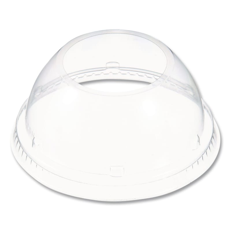Dart DCC16LCDHX Dome-Top Sundae/Cold Cup Lids, Fits 12 oz to 24 oz Cold Cups, Plastic, Clear, 1,000/Carton
