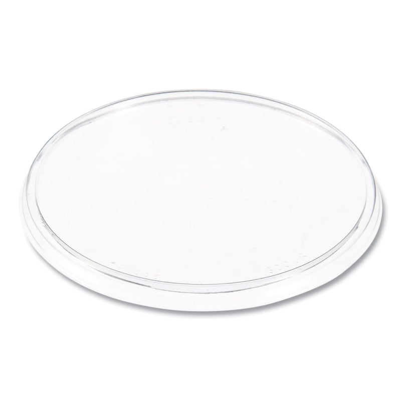 SOLO DCC32CLR Non-Vented Cup Lids, Fits 32 oz/44 oz Hot Cups, Plastic, Clear, 500/Carton