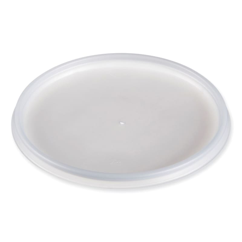 Dart DCC32JLR Plastic Lids for Foam Cups, Bowls and Containers, Vented, Fits 12 oz to 60 oz, Translucent, 100/Pack, 10 Packs/Carton