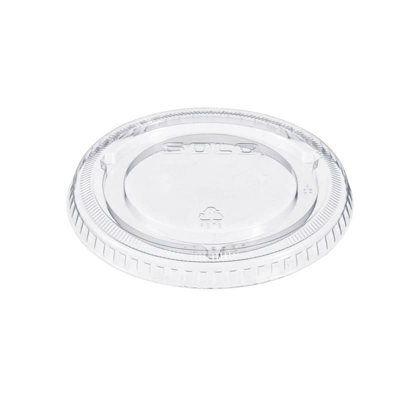 SOLO DCC662TP Non-Vented Cup Lids, Fits 9 oz to 22 oz Cold Cups, Plastic, Clear, 1,000/Carton