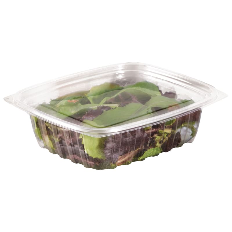 Dart DCCC32DLR ClearPac Clear Container Lids, Flat, 6.5 x 7.5, Clear, Plastic, 63/Pack, 8 Packs/Carton