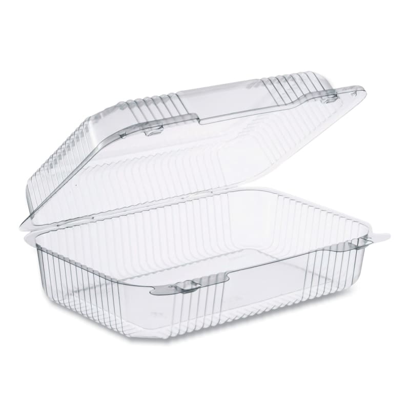 Dart DCCC40UT1 StayLock Clear Hinged Lid Containers, Oblong, 6.81 x 9.4 x 3.1, Plastic, 125/Bag, 2/Carton