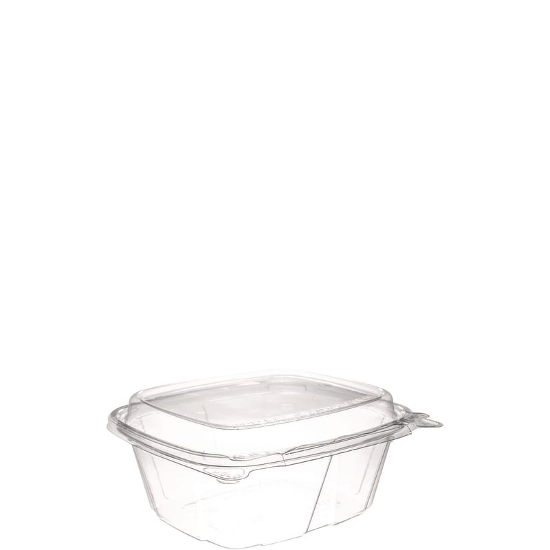 Dart DCCCH12DED ClearPac SafeSeal Tamper-Resistant/Evident Containers, Domed Lid, 12 oz, Clear, Plastic, 100/Bag, 2 Bags/Carton