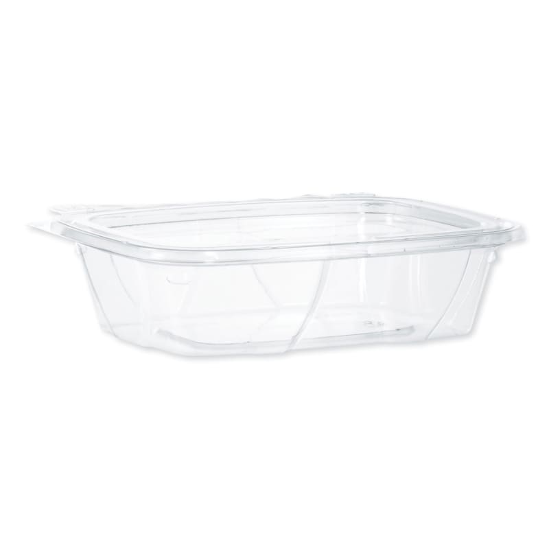 Dart DCCCH20TF ClearPac SafeSeal Tamper-Resistant, Tamper-Evident Containers, Tall, Flat Lid, 20 oz, Clear, Plastic, 200/Carton