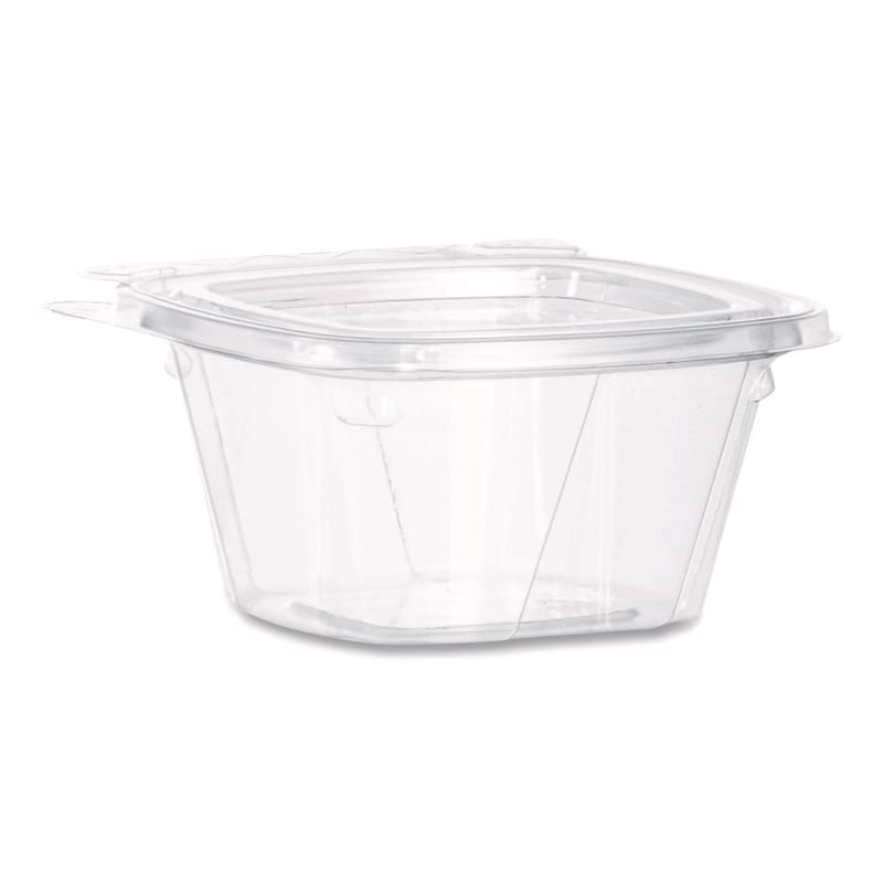 Dart DCCCH6DEF ClearPac SafeSeal Tamper-Resistant, Tamper-Evident Containers, 3.72 x 4.2 x 1.97, Clear, Plastic, 400/Carton