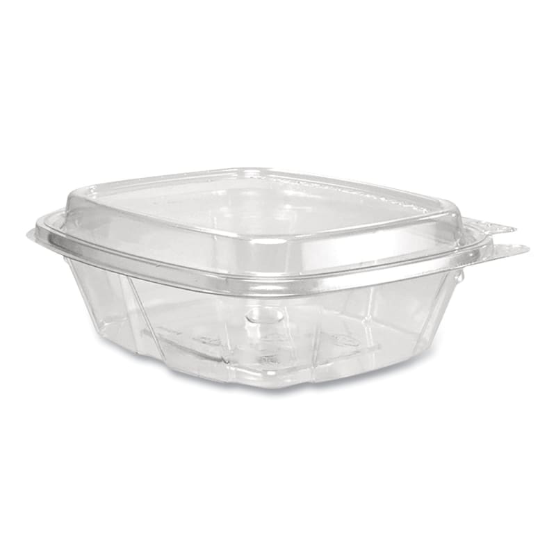 Dart DCCCH8DED ClearPac SafeSeal Tamper-Resistant/Evident Containers, Domed Lid, 8 oz, Clear, Plastic, 100/Bag, 2 Bags/Carton