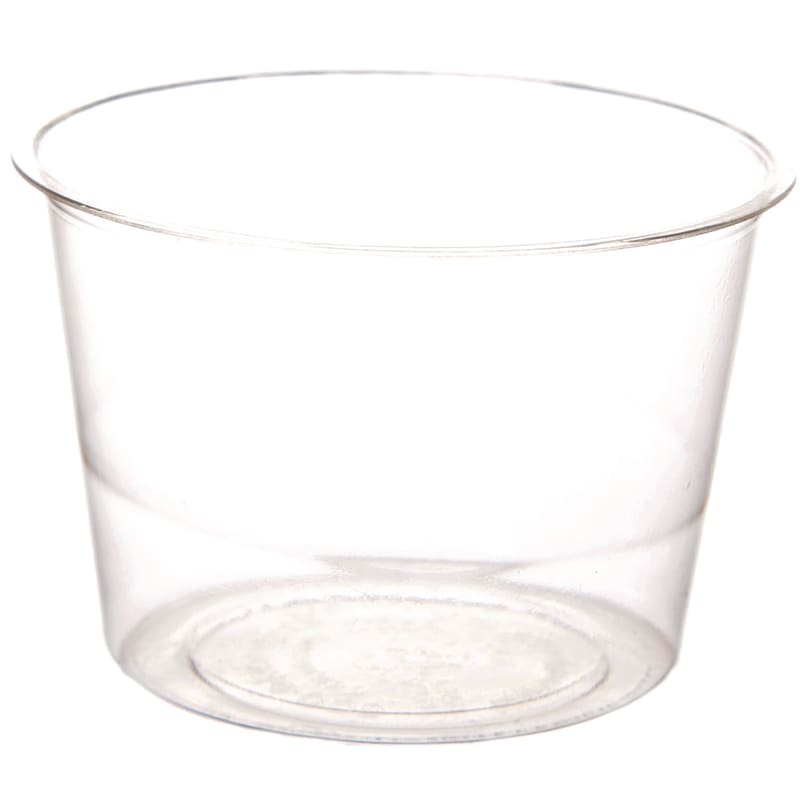 Eco-Products ECOEPPC400 Renewable and Compostable Portion Cups, 4 oz, Plastic, Clear, 100/Pack, 20 Packs/Carton