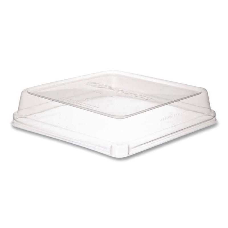 Eco-Products ECOEPSCS8SLID Renewable and Compostable Lids, 7.86 x 7.86 x 1.64, Clear, Plastic, 200/Carton