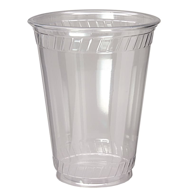 Fabri-Kal FABKC9T Kal-Clear True PET Cold Drink Cups, 9 oz, Plastic, Clear, 50/Bag, 20 Bags/Carton