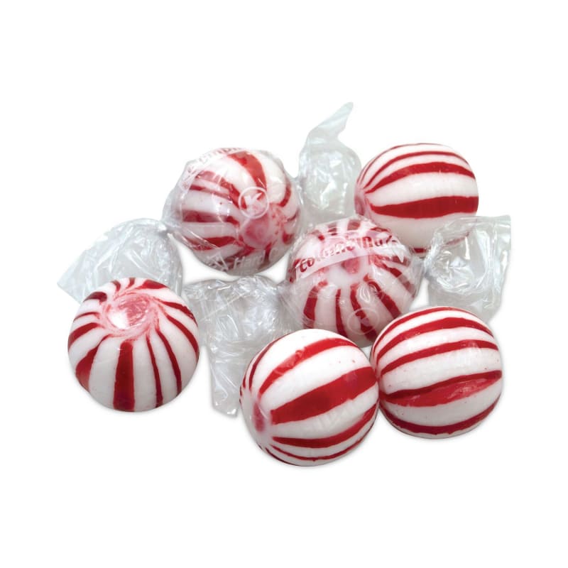 Colombina GRR20900021 Jumbo Peppermint Balls Bag, 0.04 oz Individually Wrapped, 120 Balls/Bag, 1 Bag/Carton