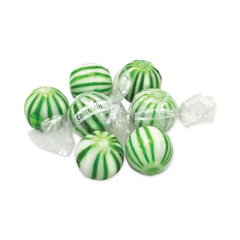 Colombina GRR20900022 Jumbo Spearmint Balls, 0.04 oz Individually Wrapped, 120 Balls/Bag, 1 Bag/Carton