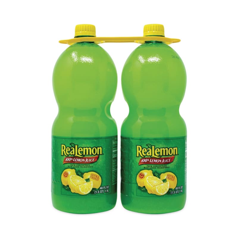 ReaLemon GRR22000913 100% Lemon Juice from Concentrate, 48 oz Bottle, 2/Carton