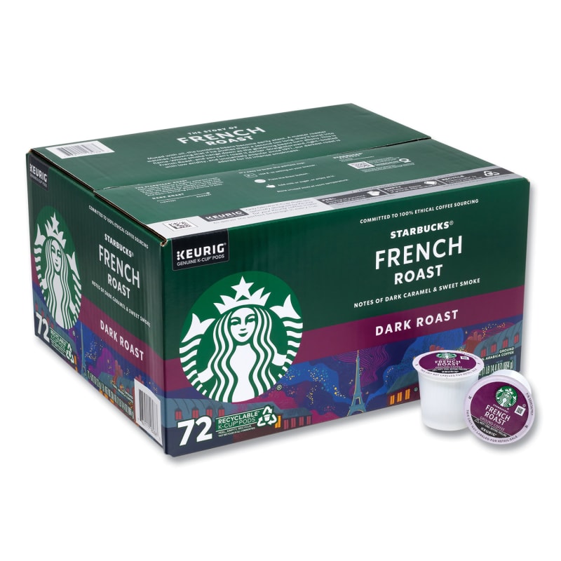 Starbucks GRR22002159 French Roast K-Cups, 72/Carton