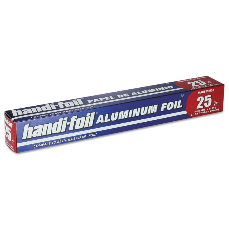 HFA HFA1225CT Aluminum Foil Roll, 12" x 25 ft, 24/Carton