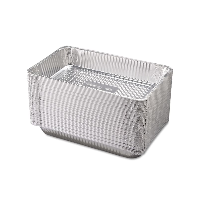 HFA HFA20190050 Aluminum Steam Table Pans, Full-Size Deep, 60 Gauge, 3.19" Deep, 12.19 x 20.75, 50/Carton