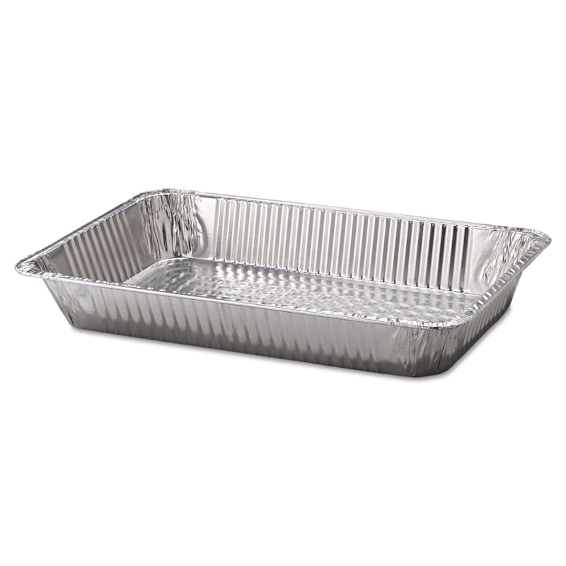 HFA HFA201970 Aluminum Steam Table Pans, Full-Size Deep, 65 Gauge, 3.19" Deep, 12.19 x 20.75, 50/Carton