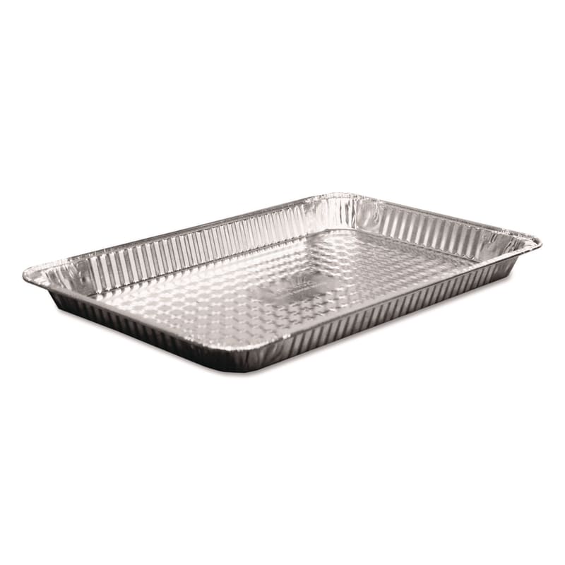 HFA HFA402170 Aluminum Steam Table Pans, Full-Size Shallow, 1.63" Deep, 12.19 x 20.75, 50/Carton