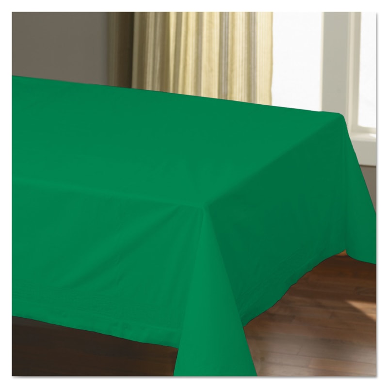 Hoffmaster HFM220629 Cellutex Table Covers, Tissue/polylined, 54" X 108", Jade Green, 25/carton