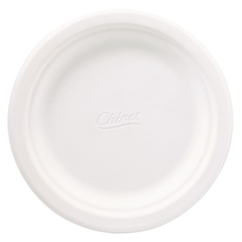 Chinet HUH21226CT Classic Paper Plates, 6.75" Dia, White, 125/pack, 8 Packs/carton