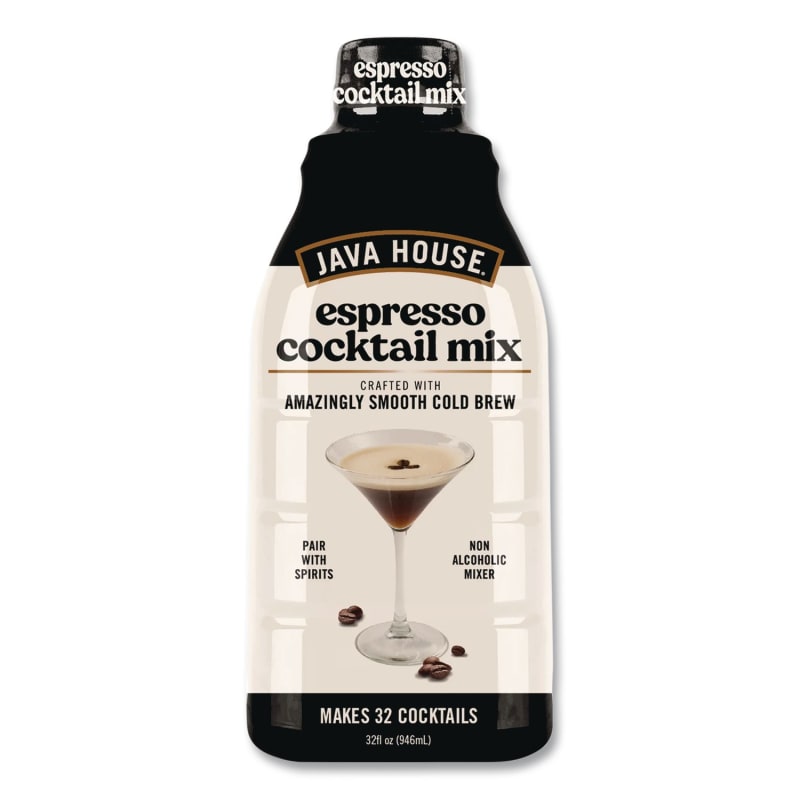 Java House JVHHFP01820 Espresso Cocktail Mix Cold Brew Coffee, 32 oz