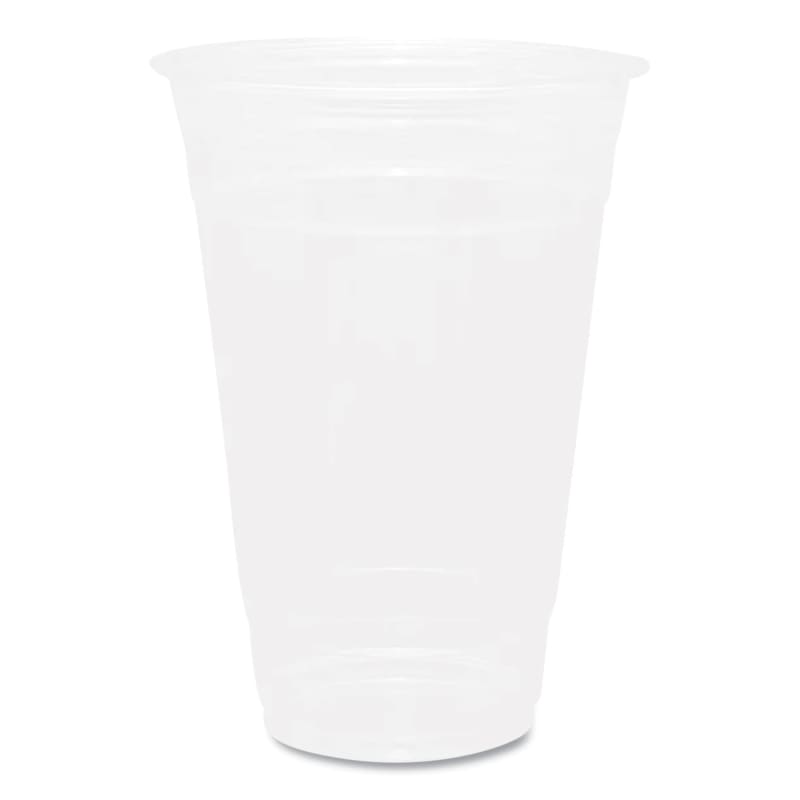 Karat KRTCKC20 PET Plastic Cups, 20 oz, Clear, 1,000/Carton