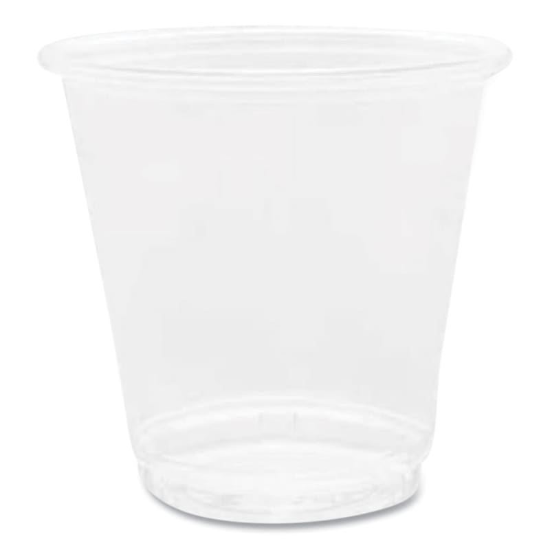 Karat KRTCKC3 PET Plastic Cups, 3 oz, Clear, 2,500/Carton