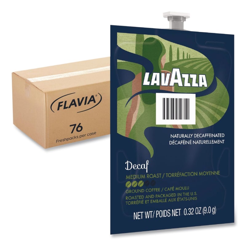 FLAVIA LAV48747 Lavazza Decaf Freshpack, 76/Carton