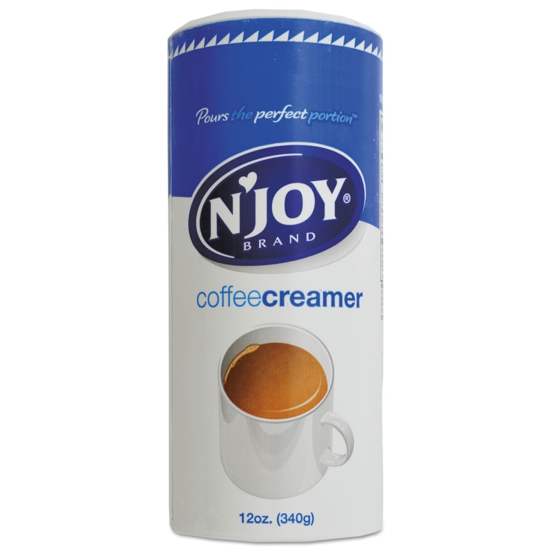 N'Joy NJO90780 Non-Dairy Coffee Creamer, Original, 12 Oz Canister