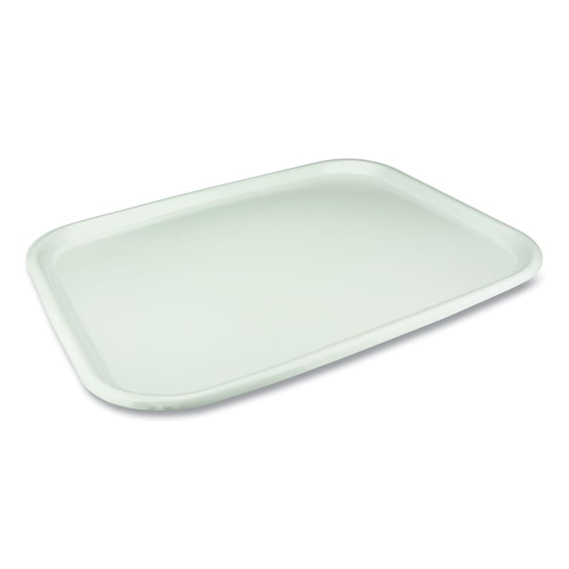Pactiv Evergreen PCT0TK10136 Laminated Foam Serving Tray, 18 x 14 x 0.91, White, 100/Carton