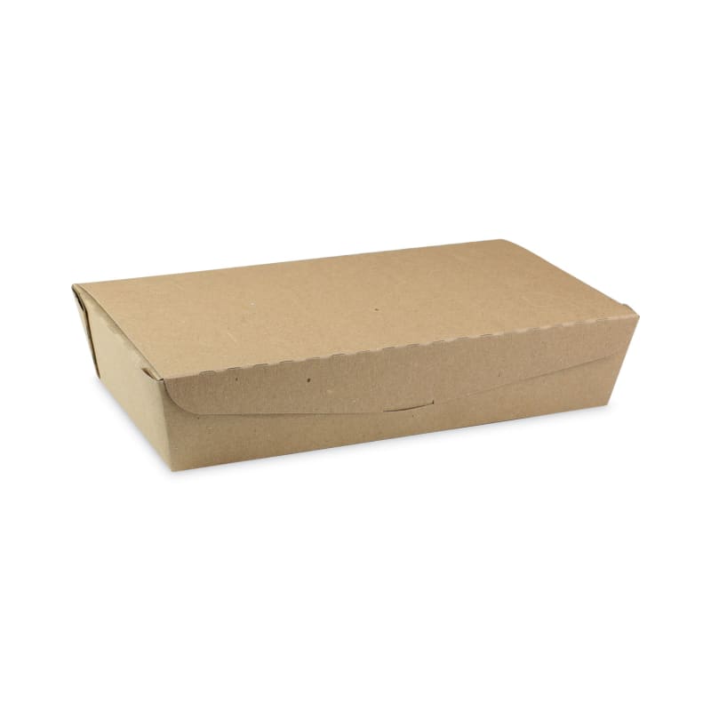 Pactiv Evergreen PCTNOB02KEC EarthChoice OneBox Paper Box, 55 oz, 9 x 4.9 x 2, Brown, 100/Carton