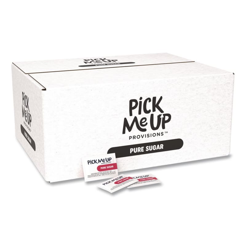 Pick Me Up Provisions PIEPM62431 Pure Sugar Packets, 0.1 oz, 2,000/Box