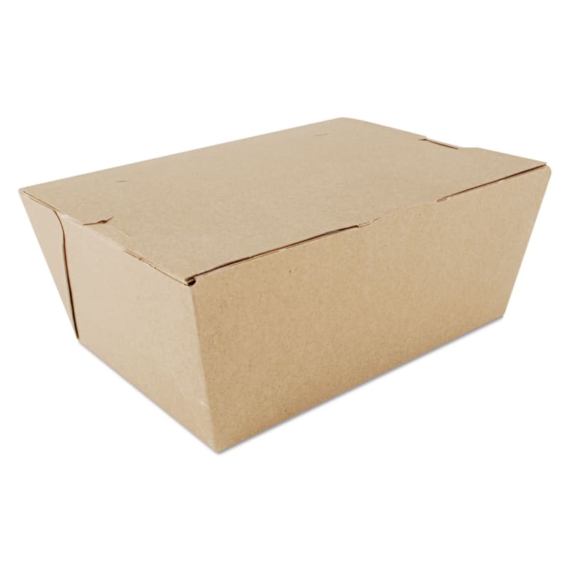 SCT SCH0734 ChampPak Carryout Boxes, #4, 7.75 x 5.5 x 3.5, Brown, Paper, 160/Carton