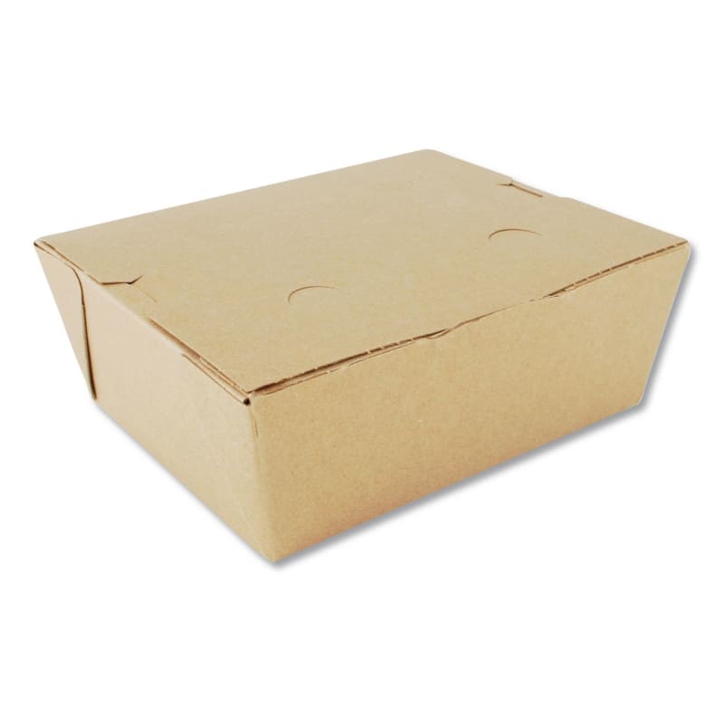 SCT SCH0738 ChampPak Carryout Boxes, #8, 6 x 4.75 x 2.5, Brown, Paper, 300/Carton