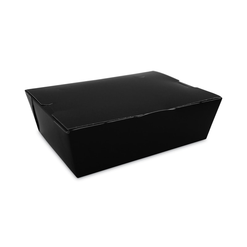 SCT SCH0753 ChampPak Carryout Boxes, 7.75 x 5.5 x 2.5, Black, Paper, 200/Carton