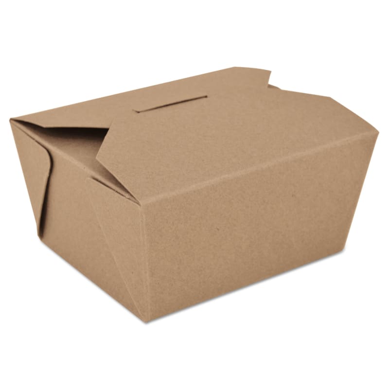 SCT SCH0761 ChampPak Retro Carryout Boxes, #1, 4.38 x 3.5 x 2.5, Brown, Paper, 450/Carton