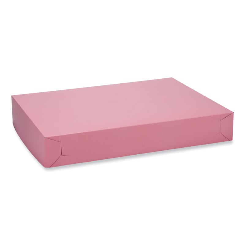 SCT SCH0898 White Two-Piece Non-Window Bakery Boxes, 26 x 18.5 x 4, White, Paper, 50/Carton